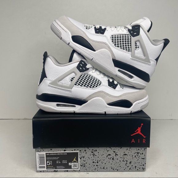 Jordan Shoes - Nike Air Jordan 4 Retro GS “Military Black” NEW 2022